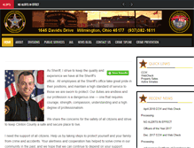 Tablet Screenshot of clintonsheriff.com